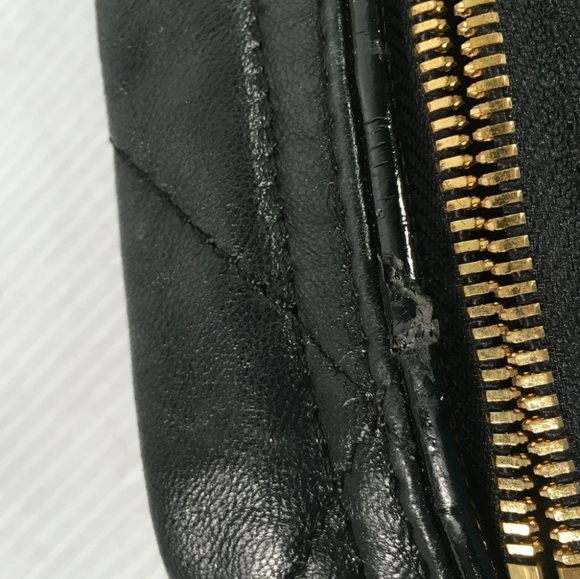 LANVIN Paris Vintage soft black Italian leather Lanvin purse - Picture 12 of 14